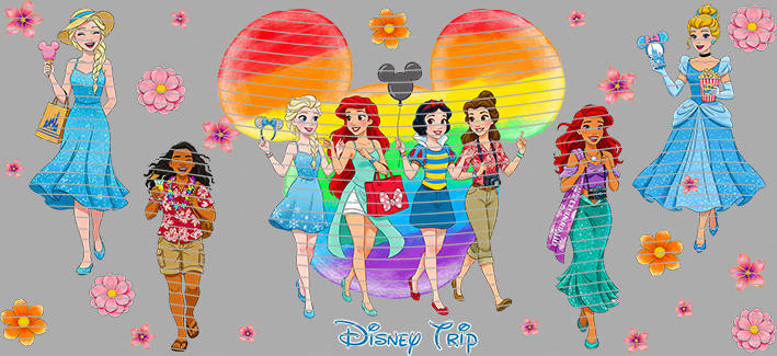 16oz Disney style-D-936